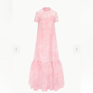 CALLUNA DRESS CHERRY BLOSSOM IVORY TOILE